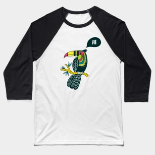 colorful toucan in boho style Baseball T-Shirt